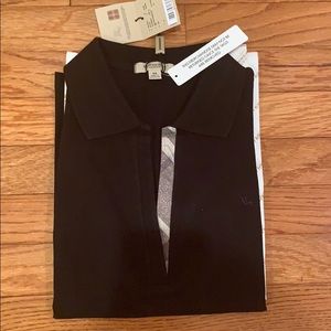 Burberry Polo Top, 3/4 Sleeve.